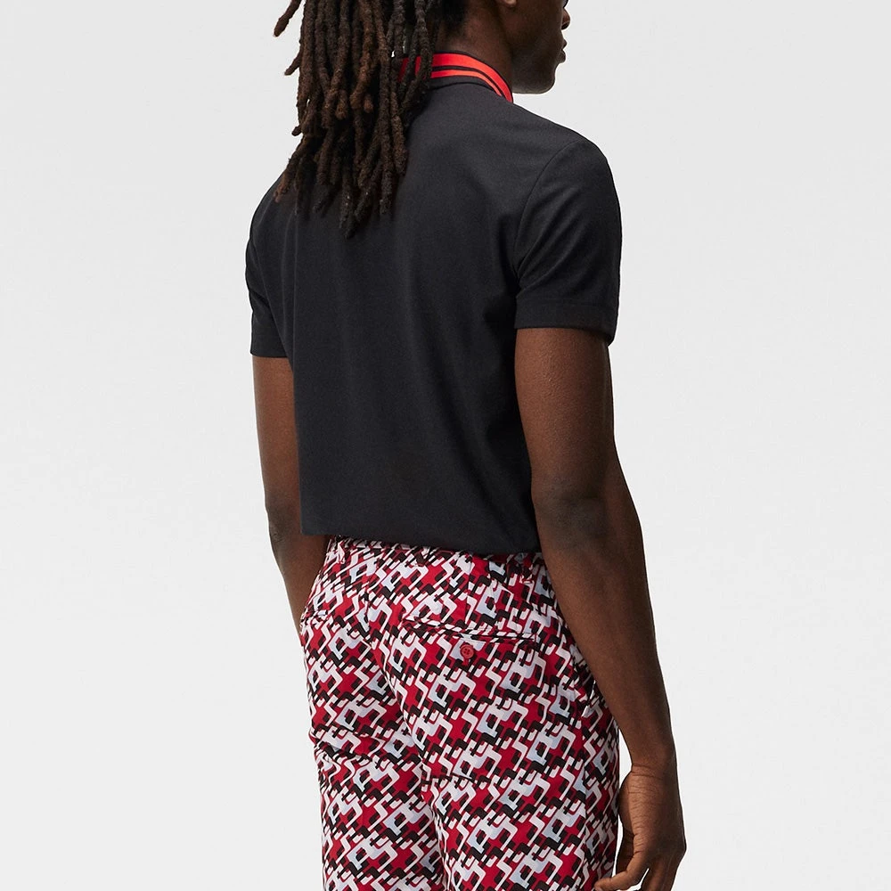 J.Lindeberg Golf Shirt - Tyson Regular Fit - Black AW23 - Image 6