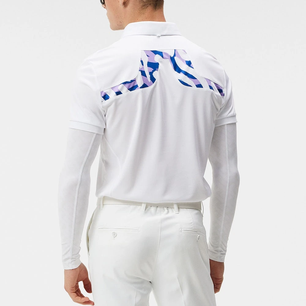 J.Lindeberg Golf Shirt - KV Regular Fit - White HS23 - Image 7