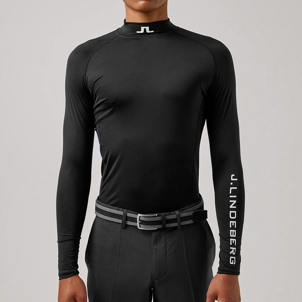 J.Lindeberg Golf Base Layer - Aello SC - Black AW23 - Image 3