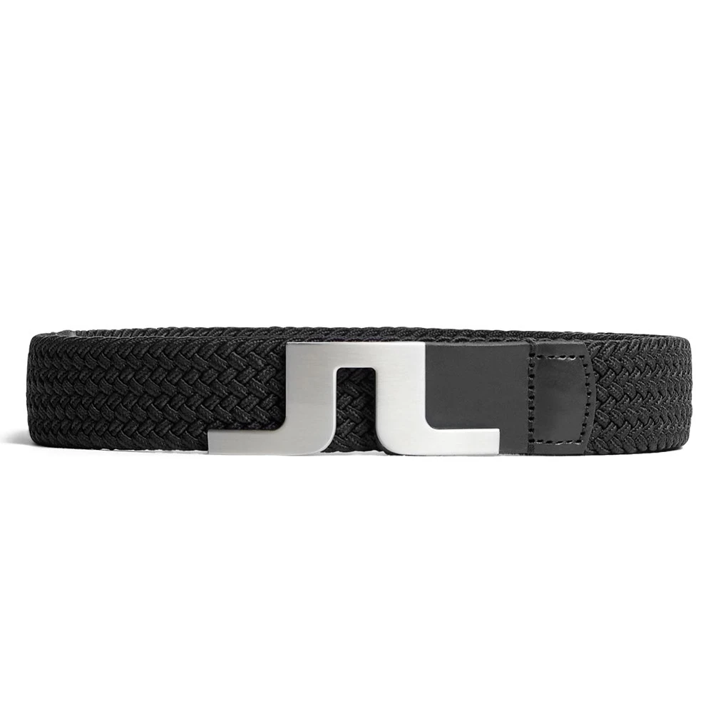 J.Lindeberg Golf Belt - Berry Stretch Woven - Black AW23