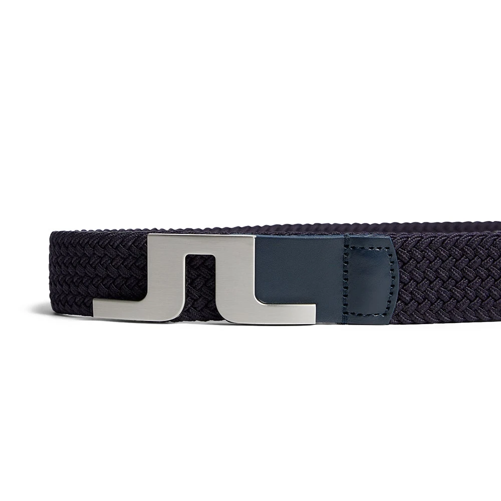 J.Lindeberg Golf Belt - Berry Stretch Woven - JL Navy AW23 - Image 3