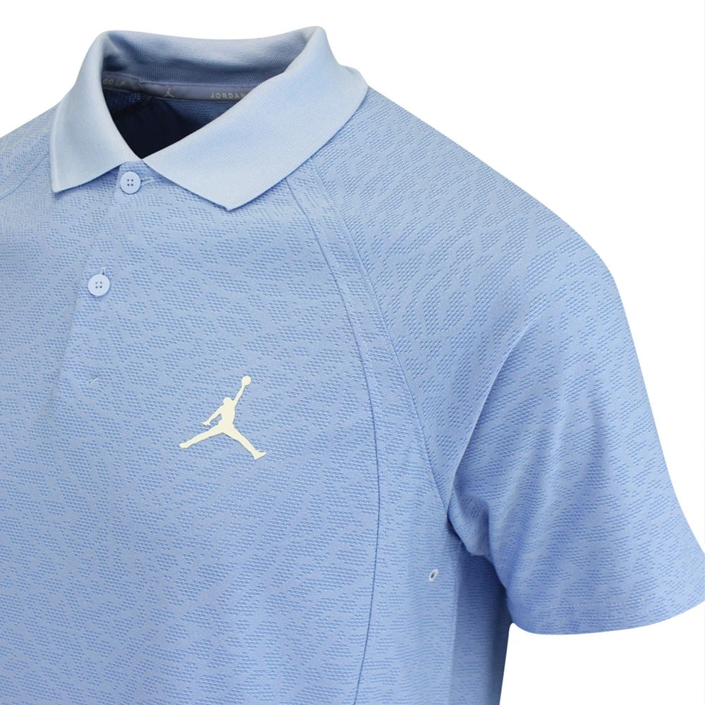 Nike Jordan Golf Shirt - DF ADV Jacquard Polo - Royal Tint FA23 - Image 4