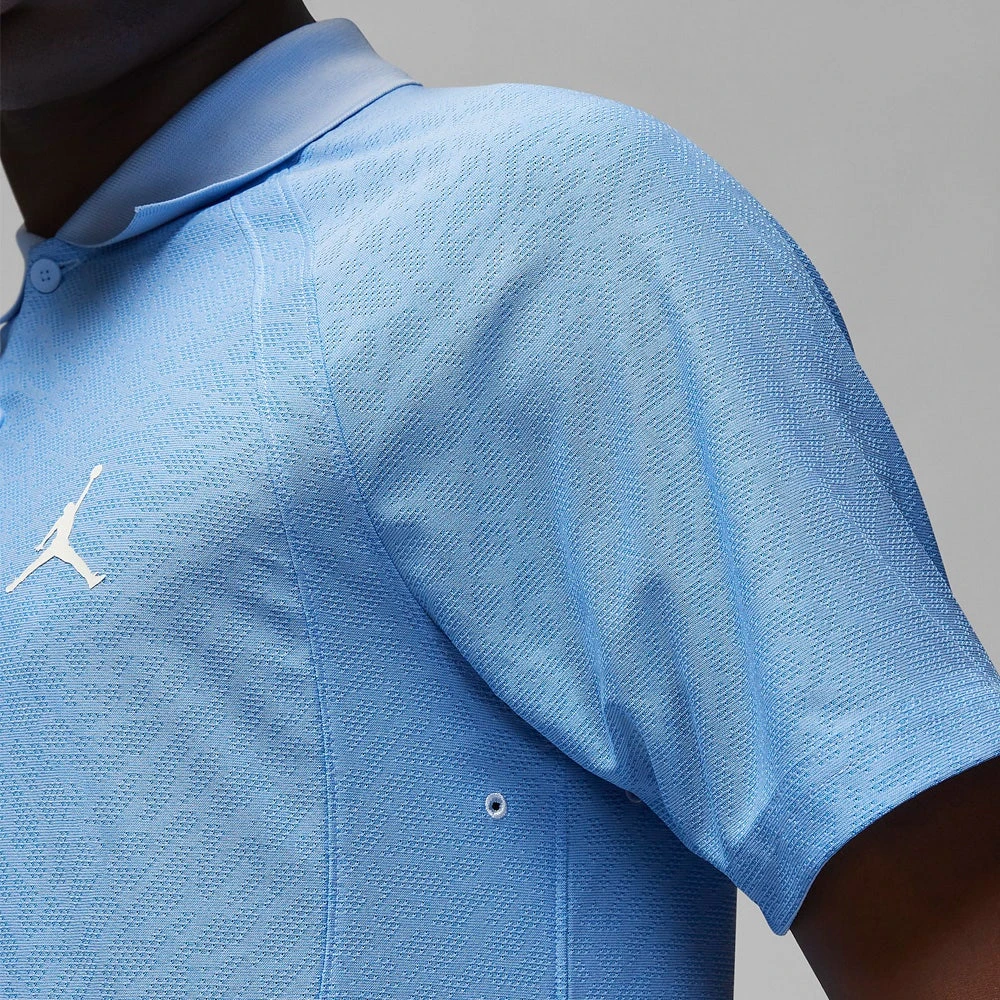 Nike Jordan Golf Shirt - DF ADV Jacquard Polo - Royal Tint FA23 - Image 8