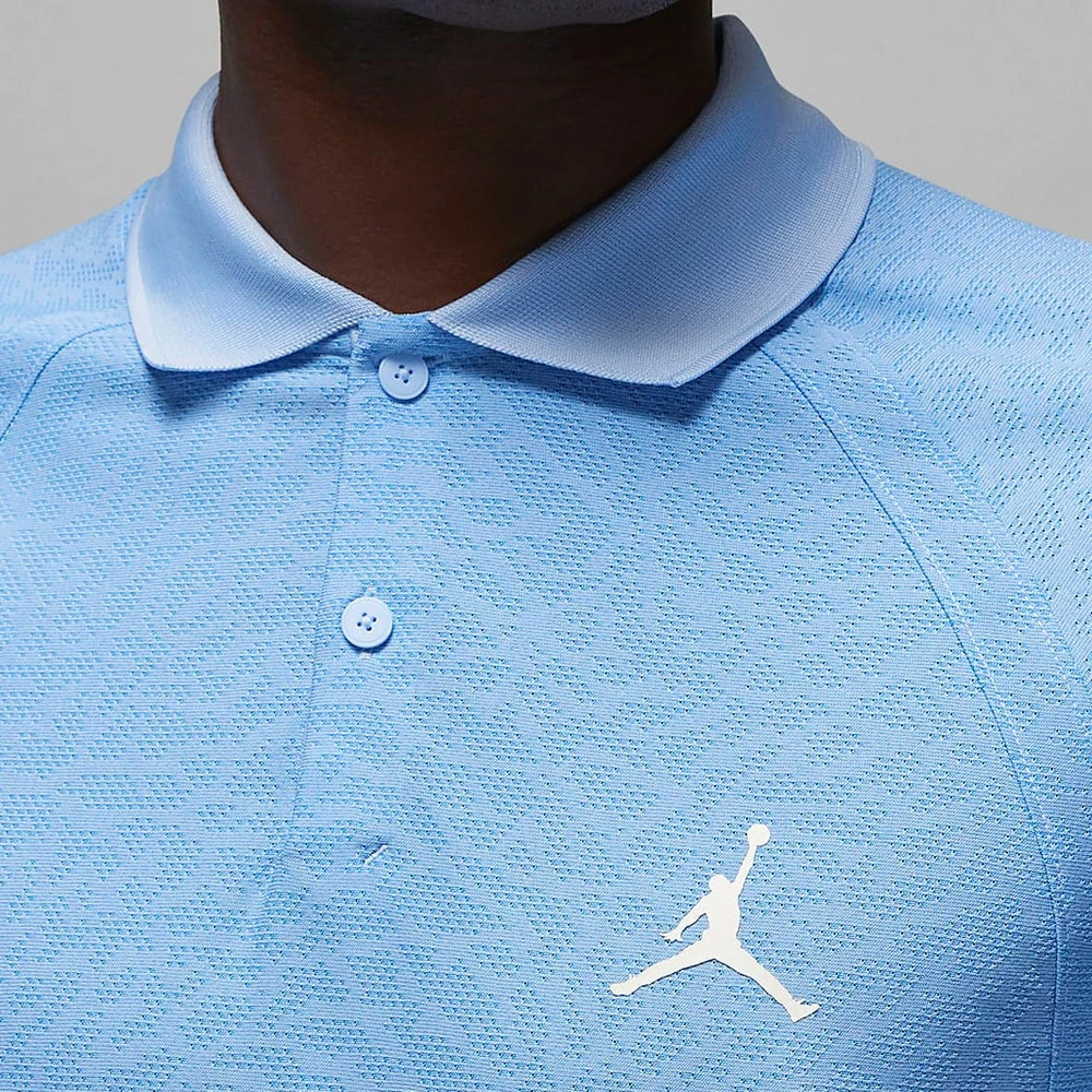 Nike Jordan Golf Shirt - DF ADV Jacquard Polo - Royal Tint FA23 - Image 7