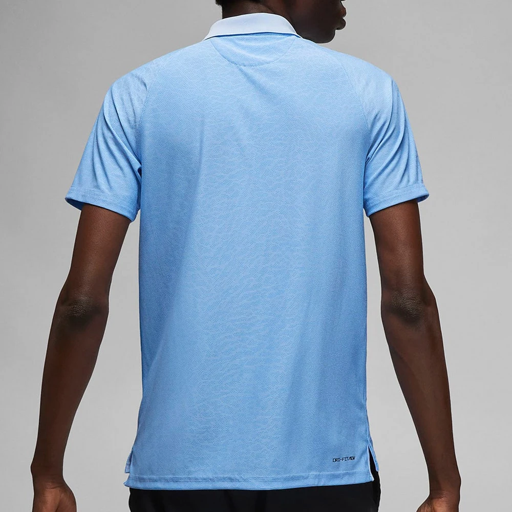 Nike Jordan Golf Shirt - DF ADV Jacquard Polo - Royal Tint FA23 - Image 6