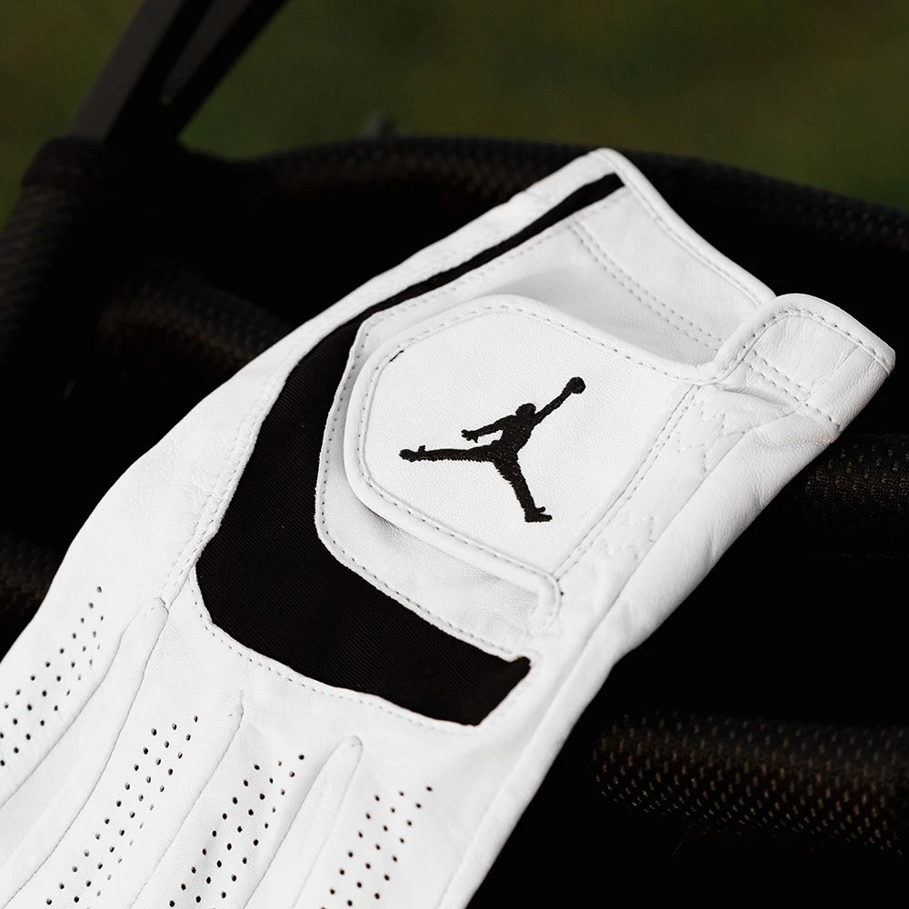 Jordan Golf Glove - Leather Jumpman Logo GG - White 2023 - Image 4