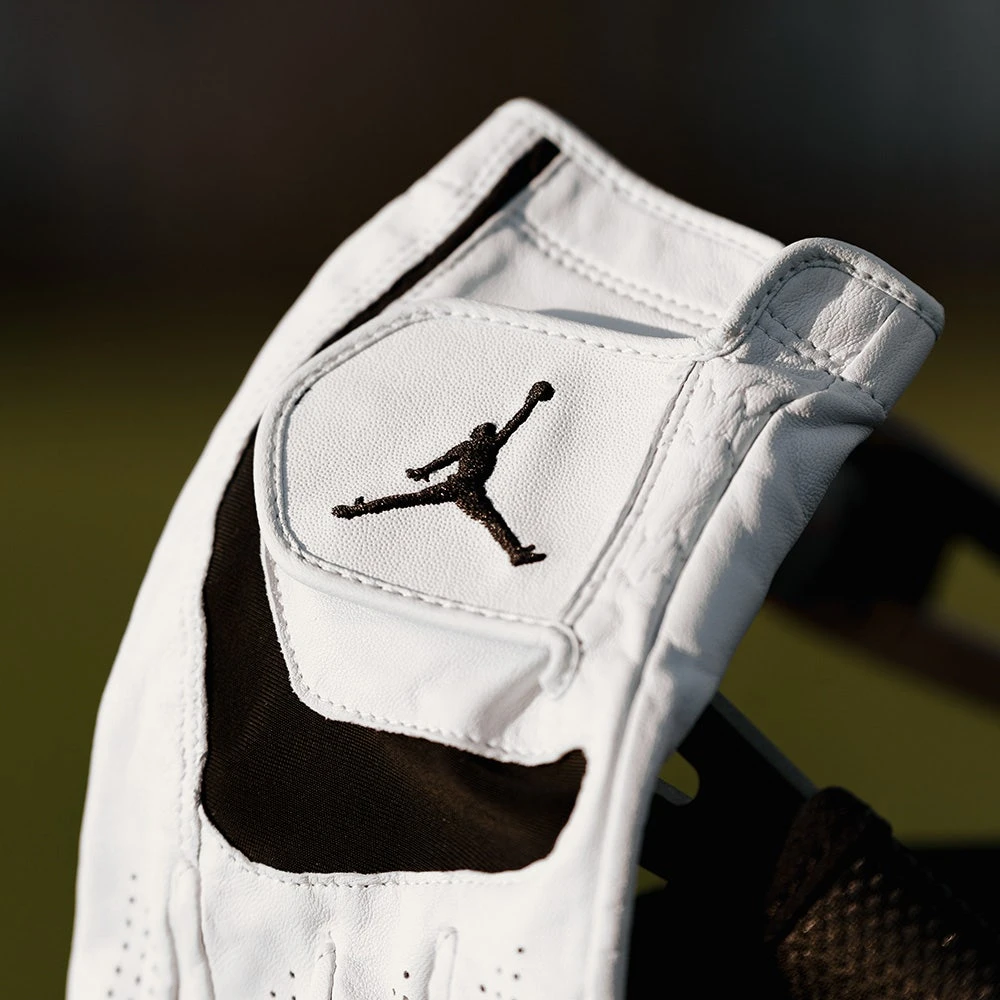 Jordan Golf Glove - Leather Jumpman Logo GG - White 2023 - Image 5