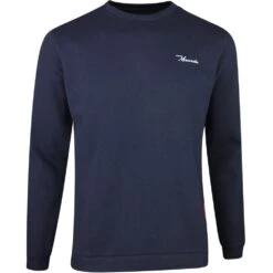 Macade Golf Pullover - Range Crew Neck - Navy SS23