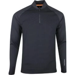 Macade Golf Pullover - Tech Quarter Zip - Black SS23