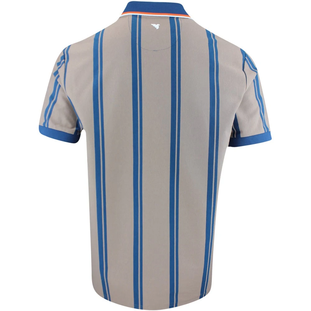 Macade Golf Shirt - Admiral Sportswear Stripe Polo - Light Brown AW23 - Image 3