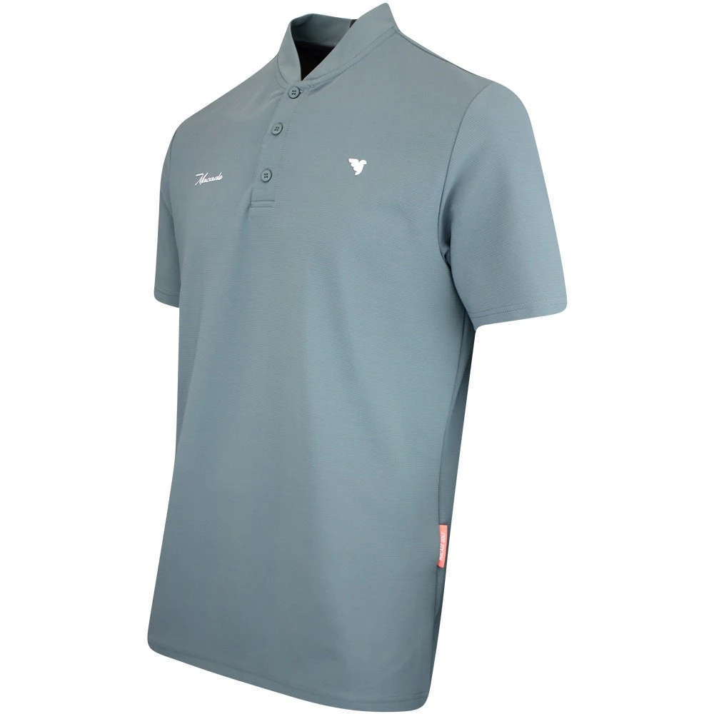 Macade Golf Shirt - Heath Blade Polo - Blue SU23 - Image 2