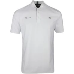 Macade Golf Shirt - Heath Blade Polo - White SS23