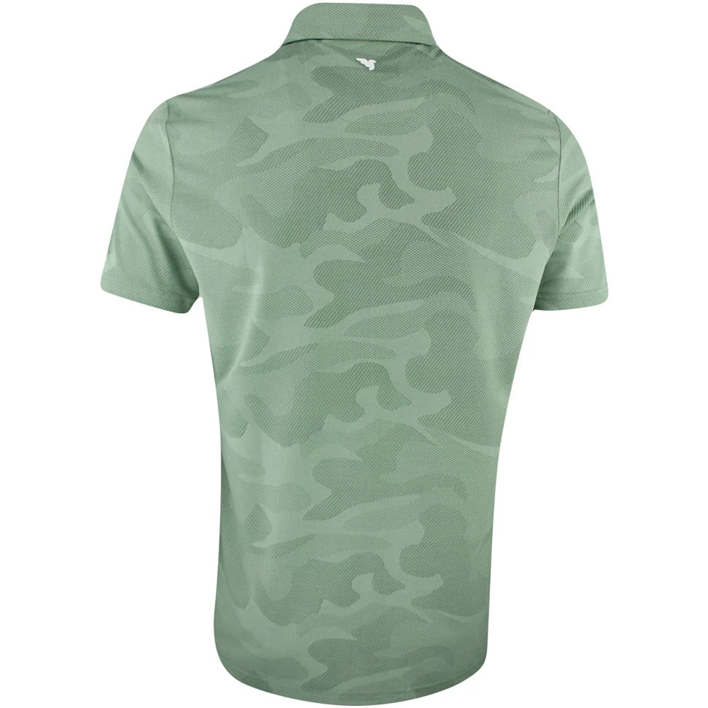Macade Golf Shirt - Nolan Camo Polo - Sage Green SS23 - Image 3