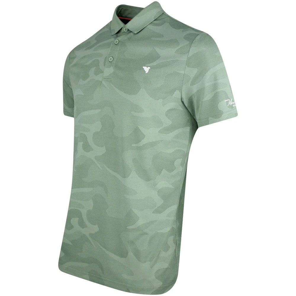 Macade Golf Shirt - Nolan Camo Polo - Sage Green SS23 - Image 2