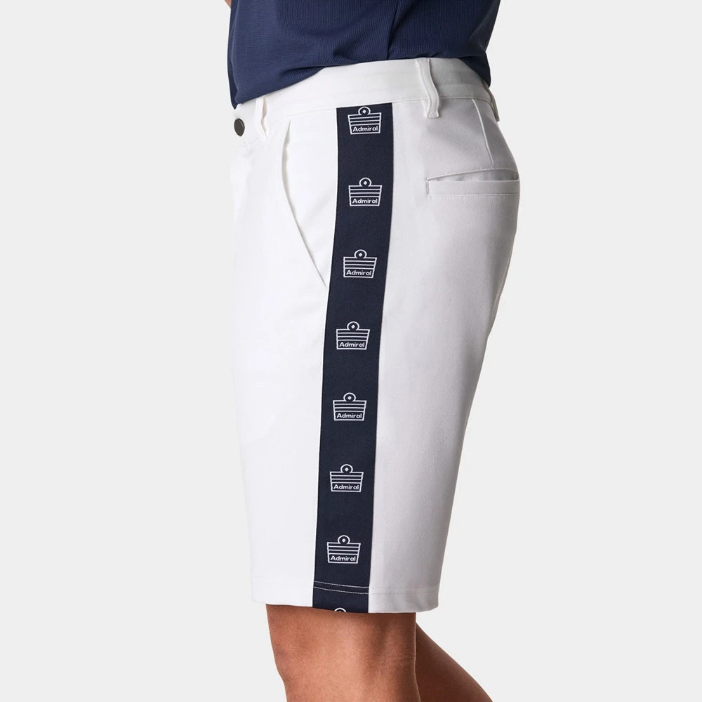 Macade Golf Shorts - Admiral Sportswear Kit Short - White AW23 - Image 8