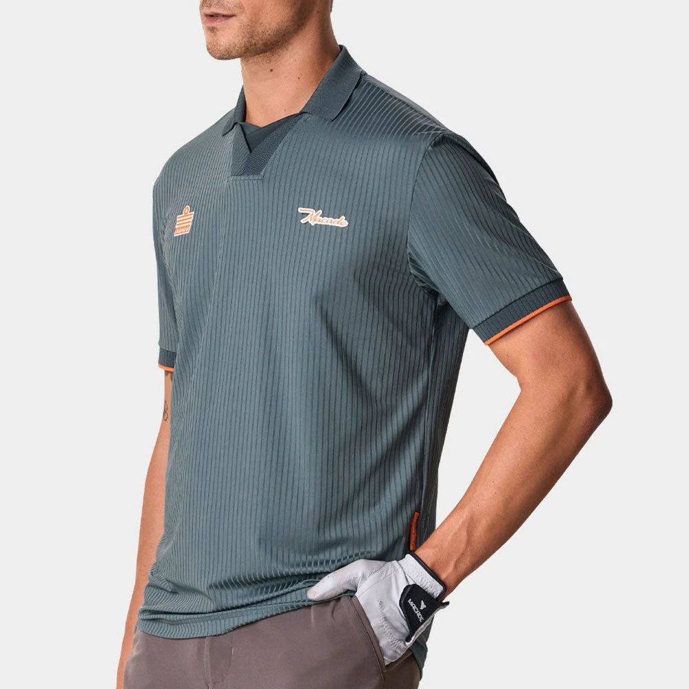 Macade Golf Shirt - Admiral Sportswear Jersey Polo - Teal AW23 - Image 6