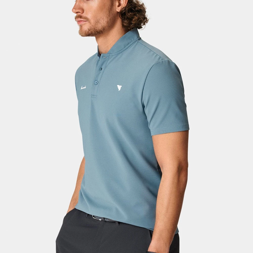 Macade Golf Shirt - Heath Blade Polo - Blue SU23 - Image 6