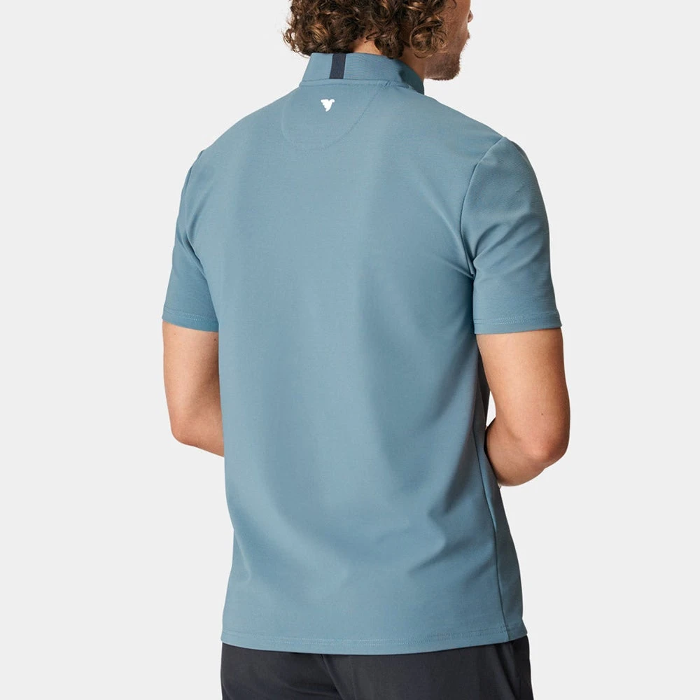 Macade Golf Shirt - Heath Blade Polo - Blue SU23 - Image 7
