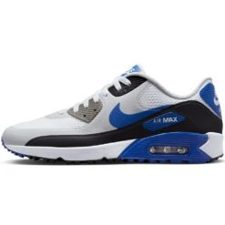 Nike Golf Shoes - Air Max 90 G - White - Game Royal 2023
