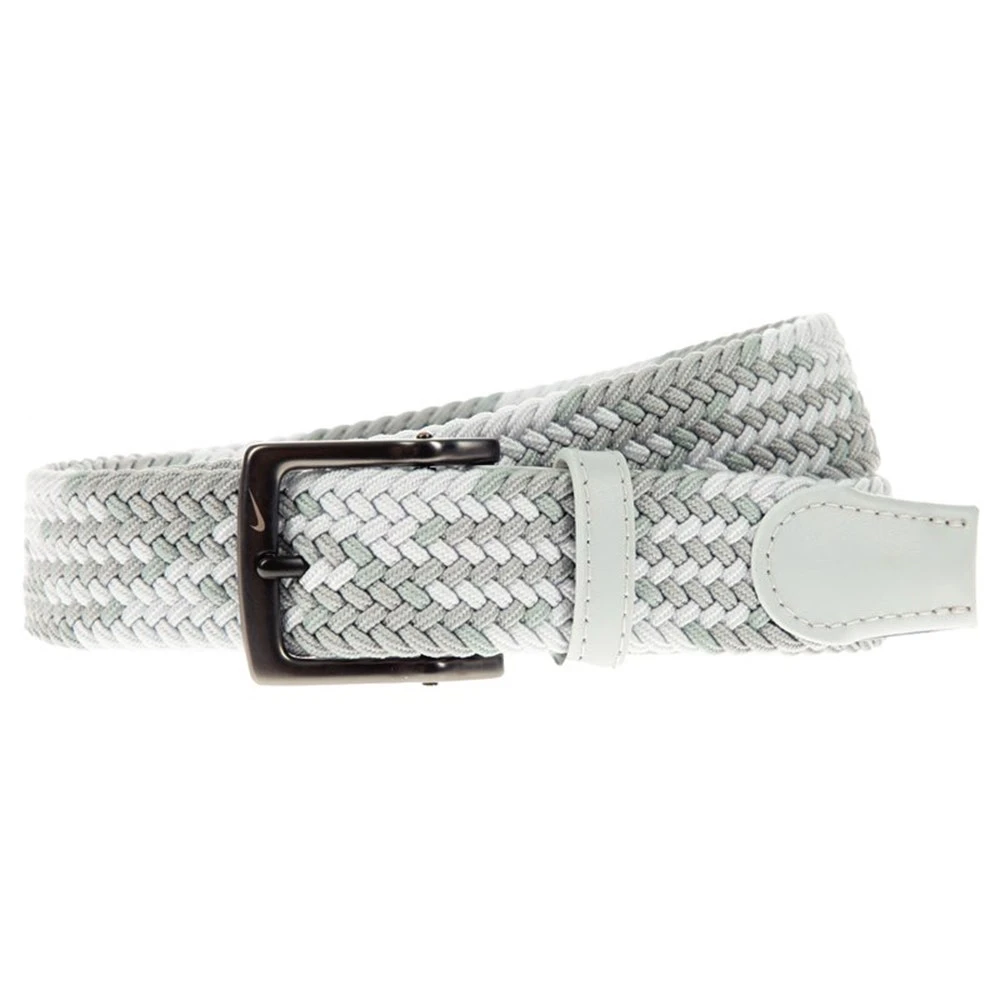 Nike Golf Belt - Stretch Woven - Lt Smoke Grey Multi 2023