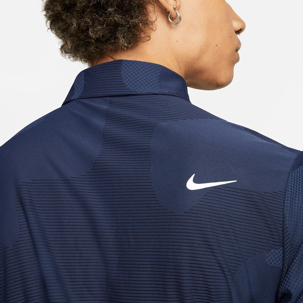 Nike Golf Shirt - NK DF ADV Tour Camo Polo - Blackened Blue SP23 - Image 8