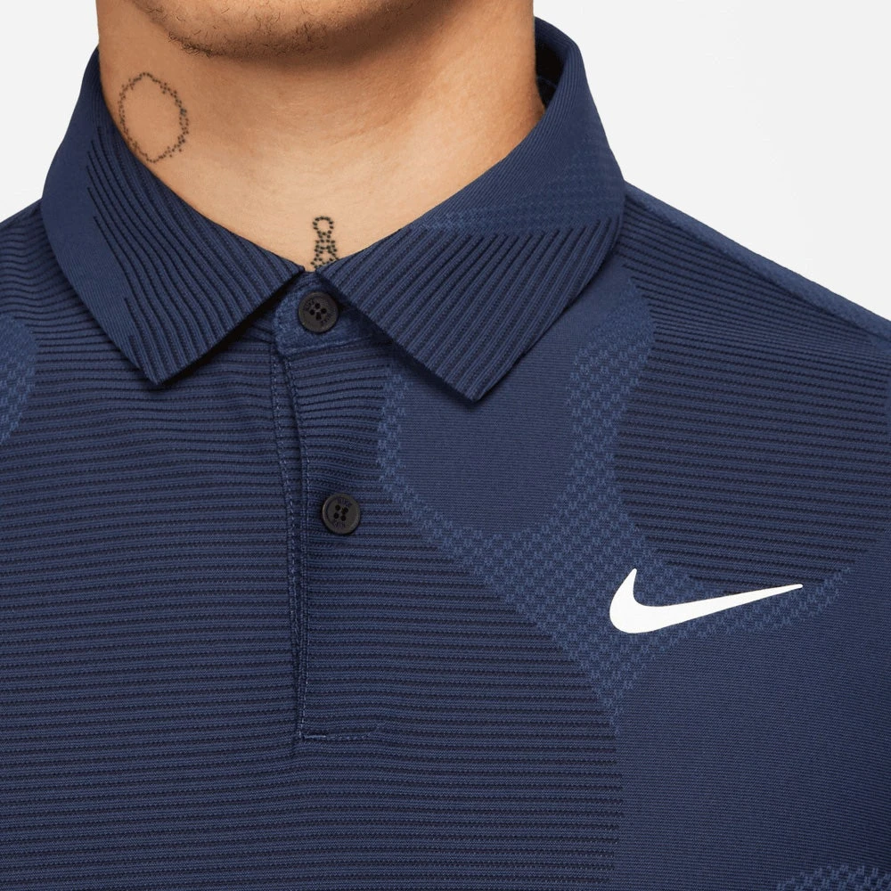 Nike Golf Shirt - NK DF ADV Tour Camo Polo - Blackened Blue SP23 - Image 7