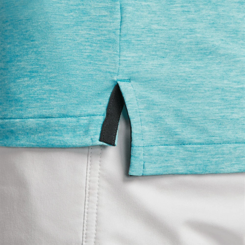 Nike Golf Shirt - NK DF Tour Heather Polo - Teal Nebula SU23 - Image 5
