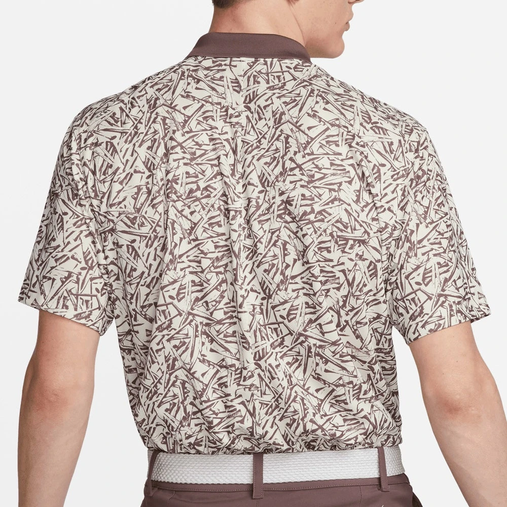 Nike Golf Shirt - NK DF Victory+ Print Polo - Coconut Milk SU23 - Image 6