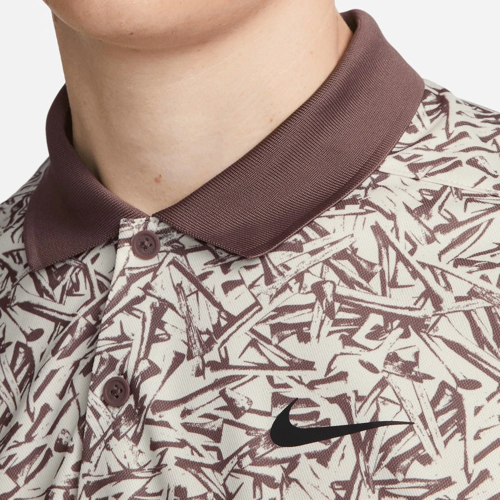 Nike Golf Shirt - NK DF Victory+ Print Polo - Coconut Milk SU23 - Image 8