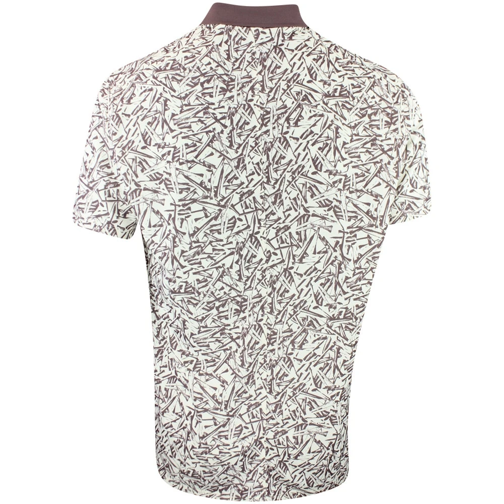 Nike Golf Shirt - NK DF Victory+ Print Polo - Coconut Milk SU23 - Image 3