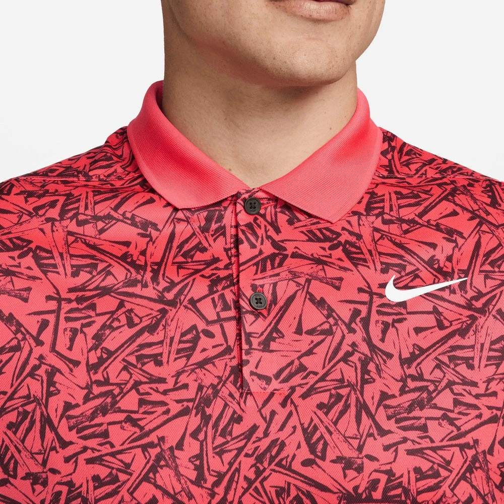 Nike Golf Shirt - NK DF Victory+ Print Polo - Ember Glow FA23 - Image 7