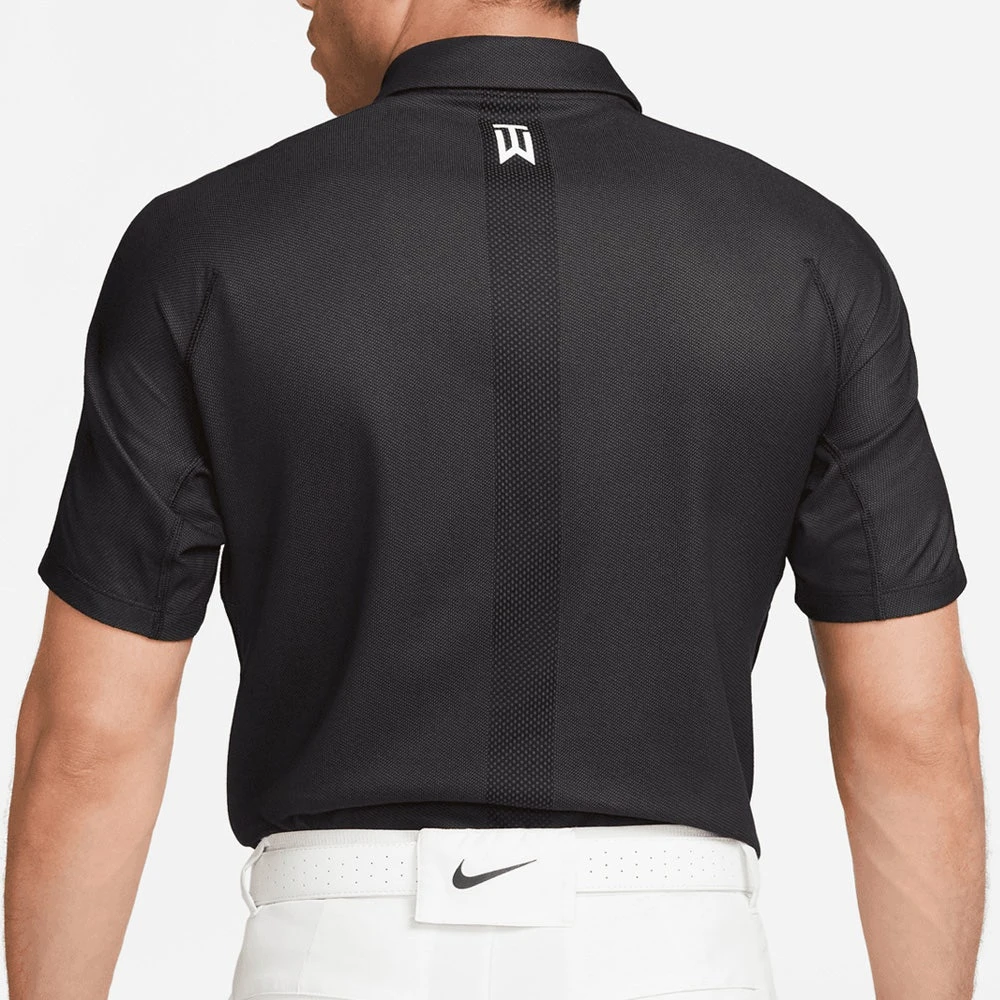Nike Golf Shirt - Tiger Woods ADV Camo Polo - Black SP23 - Image 2