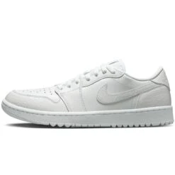 Nike Golf Shoes - Air Jordan 1 Low G - White Croc SP23