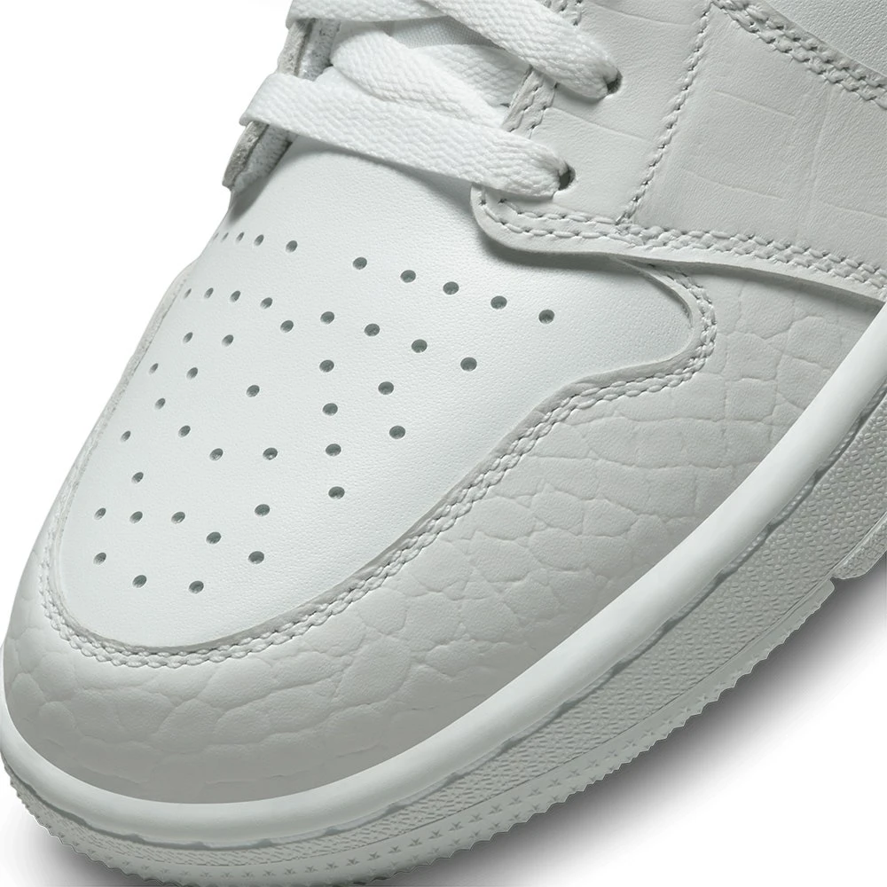 Nike Golf Shoes - Air Jordan 1 Low G - White Croc SP23 - Image 7