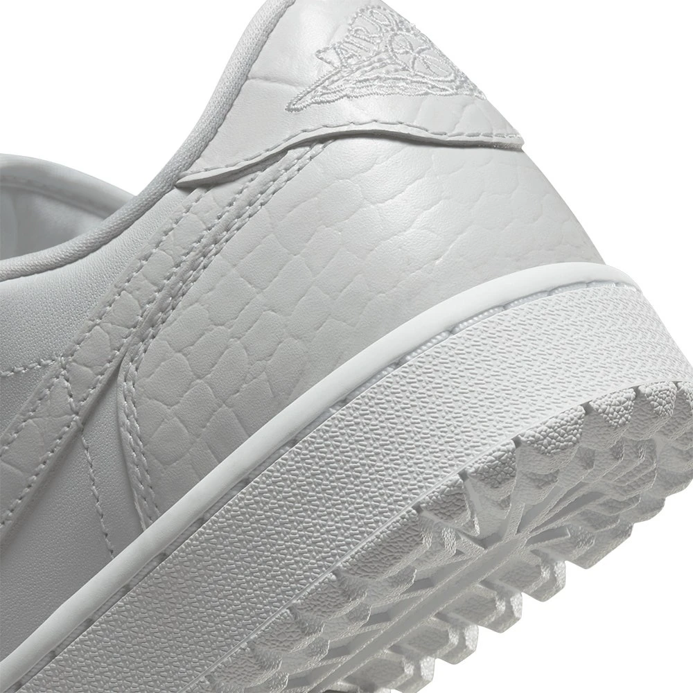 Nike Golf Shoes - Air Jordan 1 Low G - White Croc SP23 - Image 8