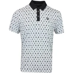 Original Penguin Golf Shirt - Atomic Cocktail Polo - Caviar AW23