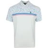 Original Penguin Golf Shirt - Broken Tees Polo - Bright White AW23