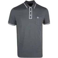 Original Penguin Golf Shirt - Performance Earl - Caviar AW23