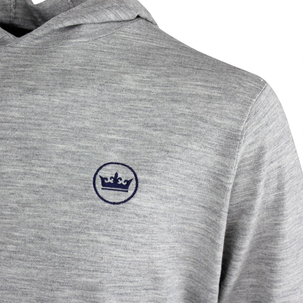 Peter Millar Golf Pullover - Excursion Flex Hoodie - Gale Grey FA22 - Image 4