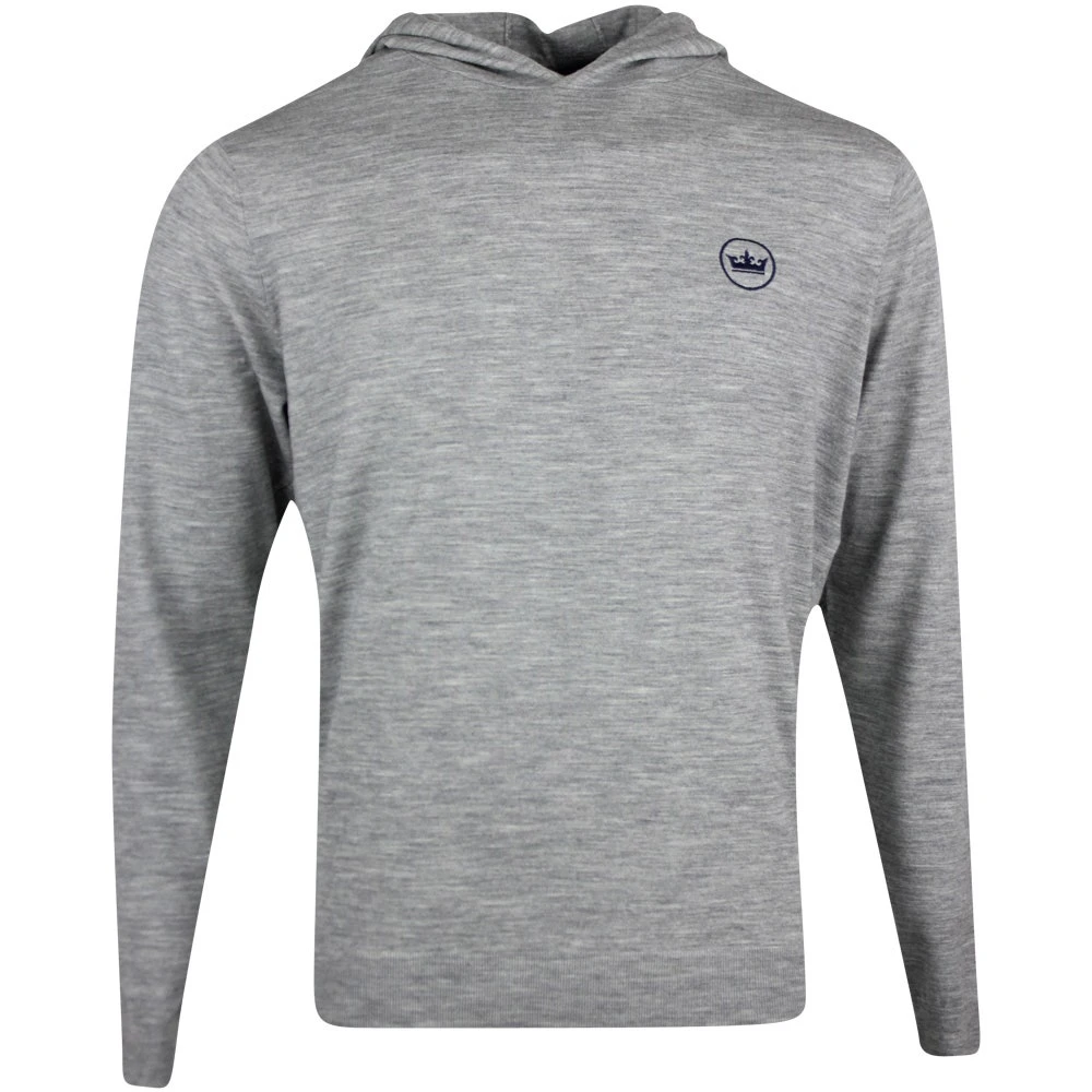 Peter Millar Golf Pullover - Excursion Flex Hoodie - Gale Grey FA22