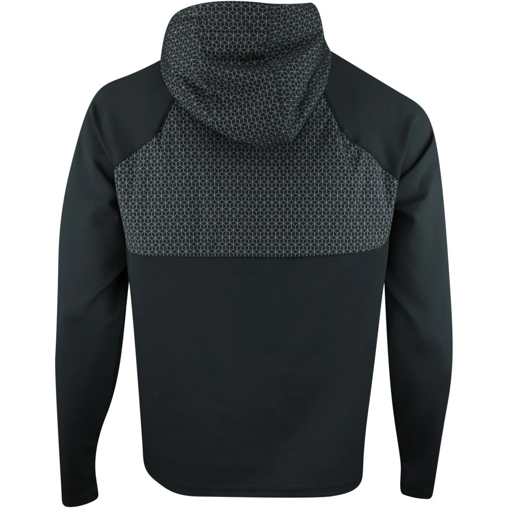 Peter Millar Golf Hoodie - Hyperlight Weld Hybrid HZ - Black SS23 - Image 3