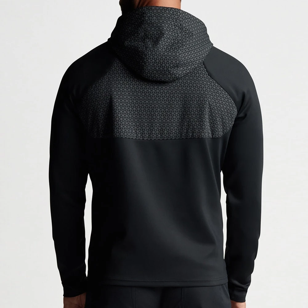 Peter Millar Golf Hoodie - Hyperlight Weld Hybrid HZ - Black SS23 - Image 6