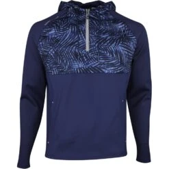 Peter Millar Golf Hoodie - Hyperlight Weld Hybrid HZ - Navy SS23