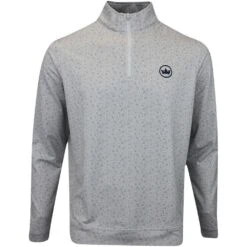 Peter Millar Golf Pullover - Perth Transfused QZ - Gale Grey AW23
