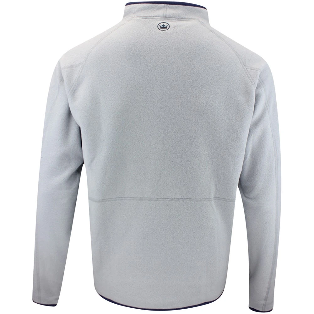 Peter Millar Golf Pullover - Thermal Micro Fleece QZ - Gale Grey AW23 - Image 3