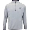Peter Millar Golf Pullover - Thermal Micro Fleece QZ - Gale Grey AW23