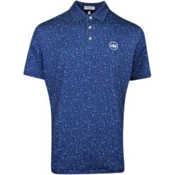 Peter Millar Golf Shirt - Badlands Bluff Polo - Navy AW23