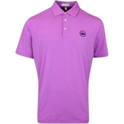 Peter Millar Golf Shirt - Solid Polo - Oleander AW23