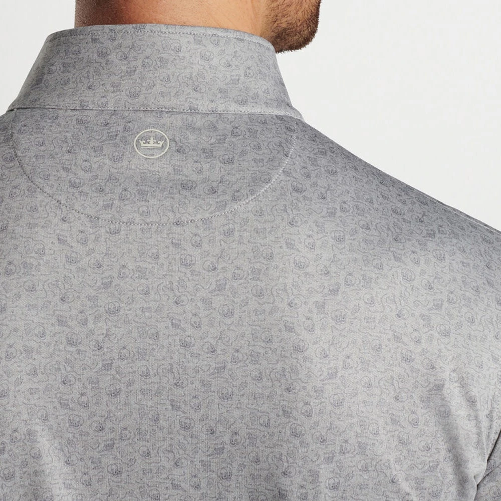 Peter Millar Golf Pullover - Perth Transfused QZ - Gale Grey AW23 - Image 8