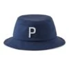 PUMA Golf Hat - P Logo Bucket - Navy Blazer AW23